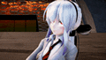 【MMD】可爱学生制服美腿弱音「17岁」(另附三次元原版)